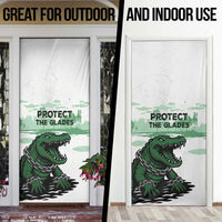 Alligator Alcatraz Defend Human Rights Door Cover Defend The Everglades - Wonder Print Shop