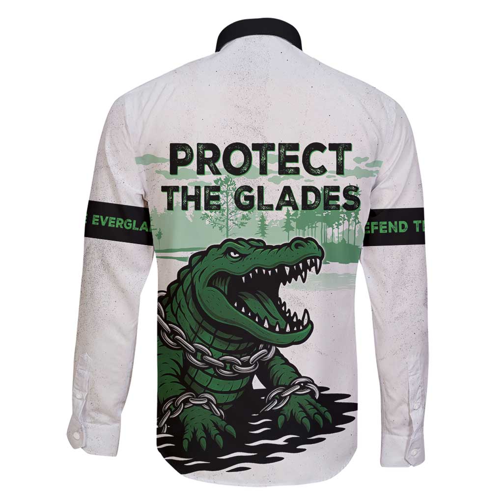 Alligator Alcatraz Defend Human Rights Family Matching Off Shoulder Short Dress and Hawaiian Shirt Defend The Everglades - Wonder Print Shop