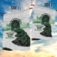 Alligator Alcatraz Defend Human Rights Garden Flag Defend The Everglades - Wonder Print Shop