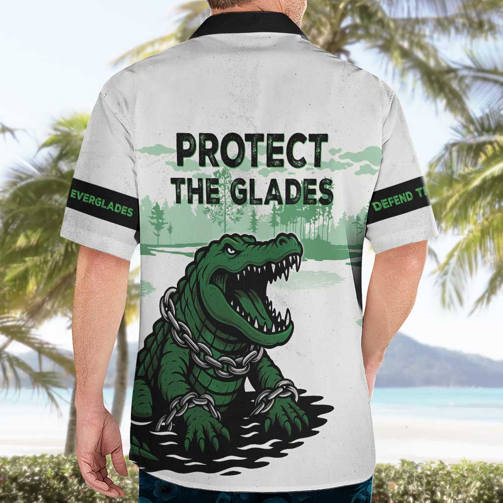 Alligator Alcatraz Defend Human Rights Hawaiian Shirt Defend The Everglades - Wonder Print Shop