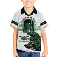 Alligator Alcatraz Defend Human Rights Hawaiian Shirt Defend The Everglades - Wonder Print Shop