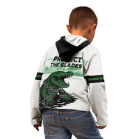 Alligator Alcatraz Defend Human Rights Kid Hoodie Defend The Everglades - Wonder Print Shop