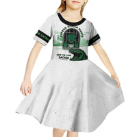 Alligator Alcatraz Defend Human Rights Kid Short Sleeve Dress Defend The Everglades - Wonder Print Shop