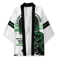 Alligator Alcatraz Defend Human Rights Kimono Defend The Everglades - Wonder Print Shop
