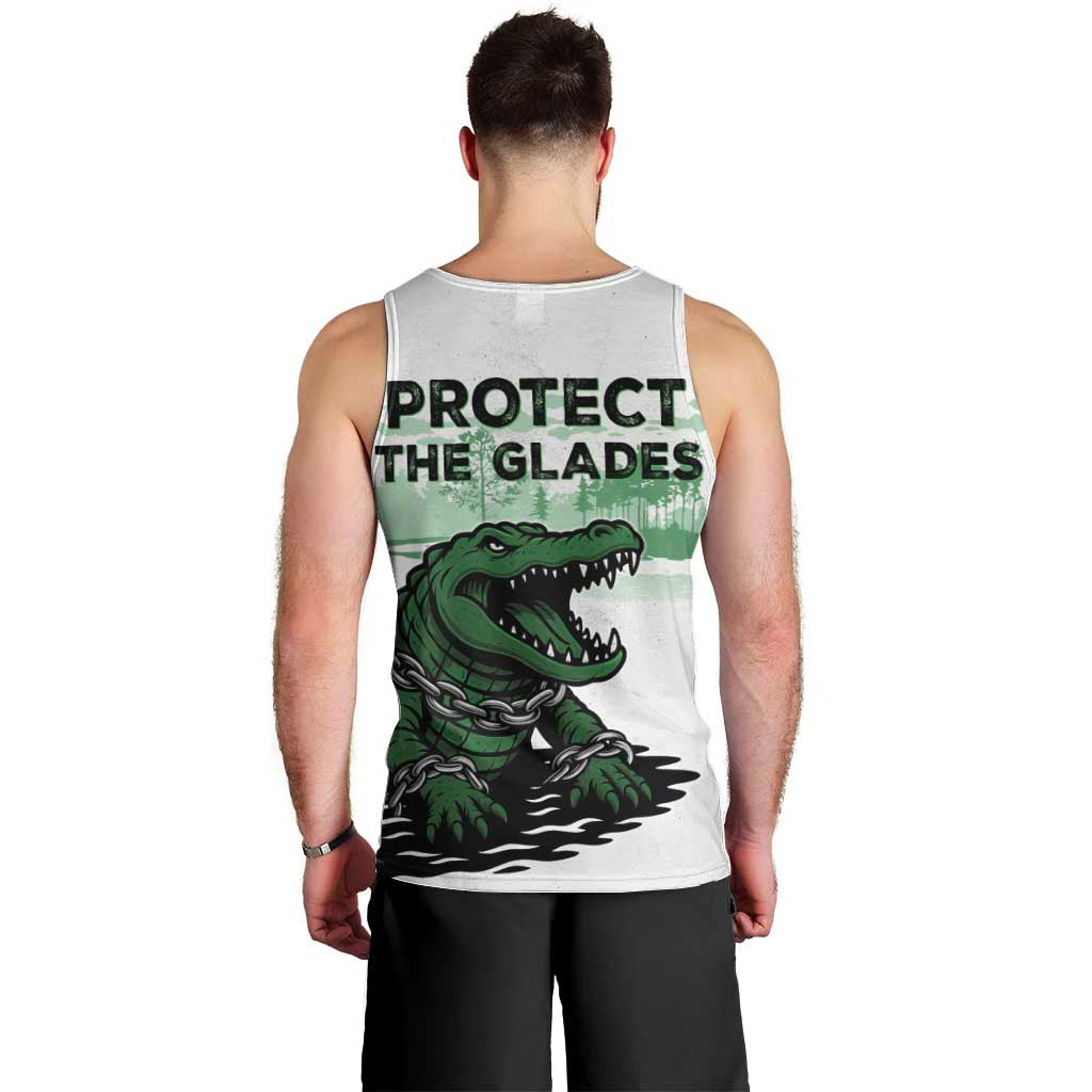 Alligator Alcatraz Defend Human Rights Men Tank Top Defend The Everglades - Wonder Print Shop