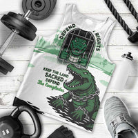 Alligator Alcatraz Defend Human Rights Men Tank Top Defend The Everglades - Wonder Print Shop