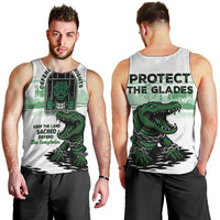 Alligator Alcatraz Defend Human Rights Men Tank Top Defend The Everglades - Wonder Print Shop