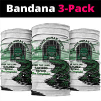 Alligator Alcatraz Defend Human Rights Neck Gaiter Defend The Everglades - Wonder Print Shop