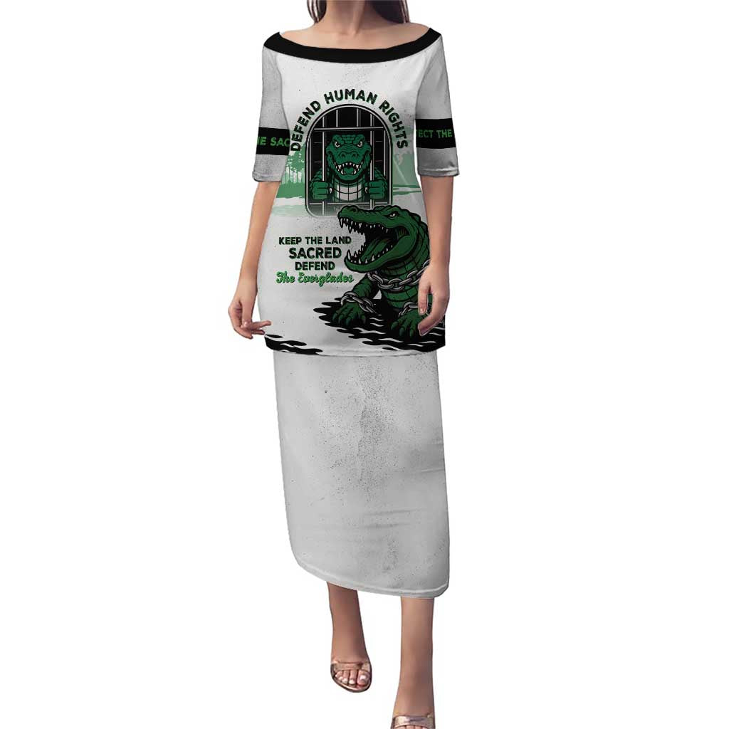 Alligator Alcatraz Defend Human Rights Puletasi Defend The Everglades - Wonder Print Shop