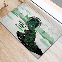Alligator Alcatraz Defend Human Rights Rubber Doormat Defend The Everglades - Wonder Print Shop