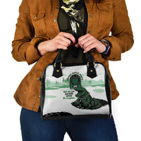 Alligator Alcatraz Defend Human Rights Shoulder Handbag Defend The Everglades - Wonder Print Shop