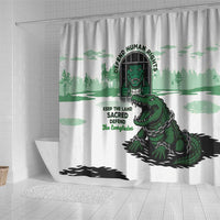 Alligator Alcatraz Defend Human Rights Shower Curtain Defend The Everglades - Wonder Print Shop