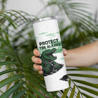 Alligator Alcatraz Defend Human Rights Skinny Tumbler Defend The Everglades - Wonder Print Shop