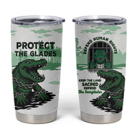 Alligator Alcatraz Defend Human Rights Tumbler Cup Defend The Everglades - Wonder Print Shop