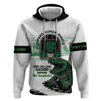 Alligator Alcatraz Defend Human Rights Zip Hoodie Defend The Everglades - Wonder Print Shop