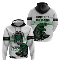Alligator Alcatraz Defend Human Rights Zip Hoodie Defend The Everglades - Wonder Print Shop