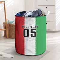 Custom Iran Football 2026 Laundry Basket Go Team Melli Flag Style