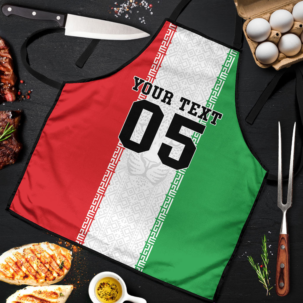 Custom Iran Football 2026 Apron Go Team Melli Flag Style