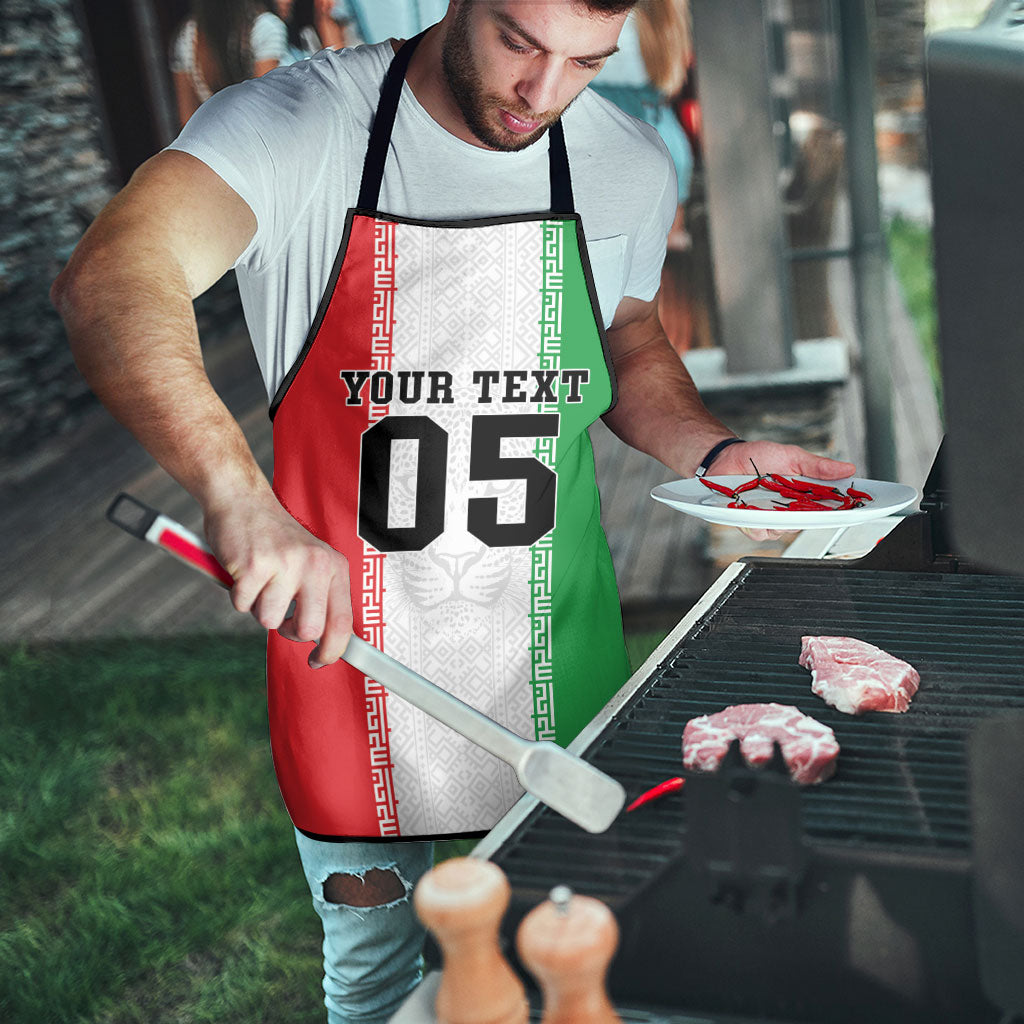 Custom Iran Football 2026 Apron Go Team Melli Flag Style