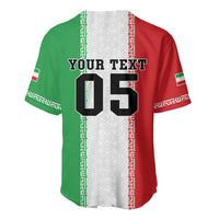 Custom Iran Football 2026 Baseball Jersey Go Team Melli Flag Style