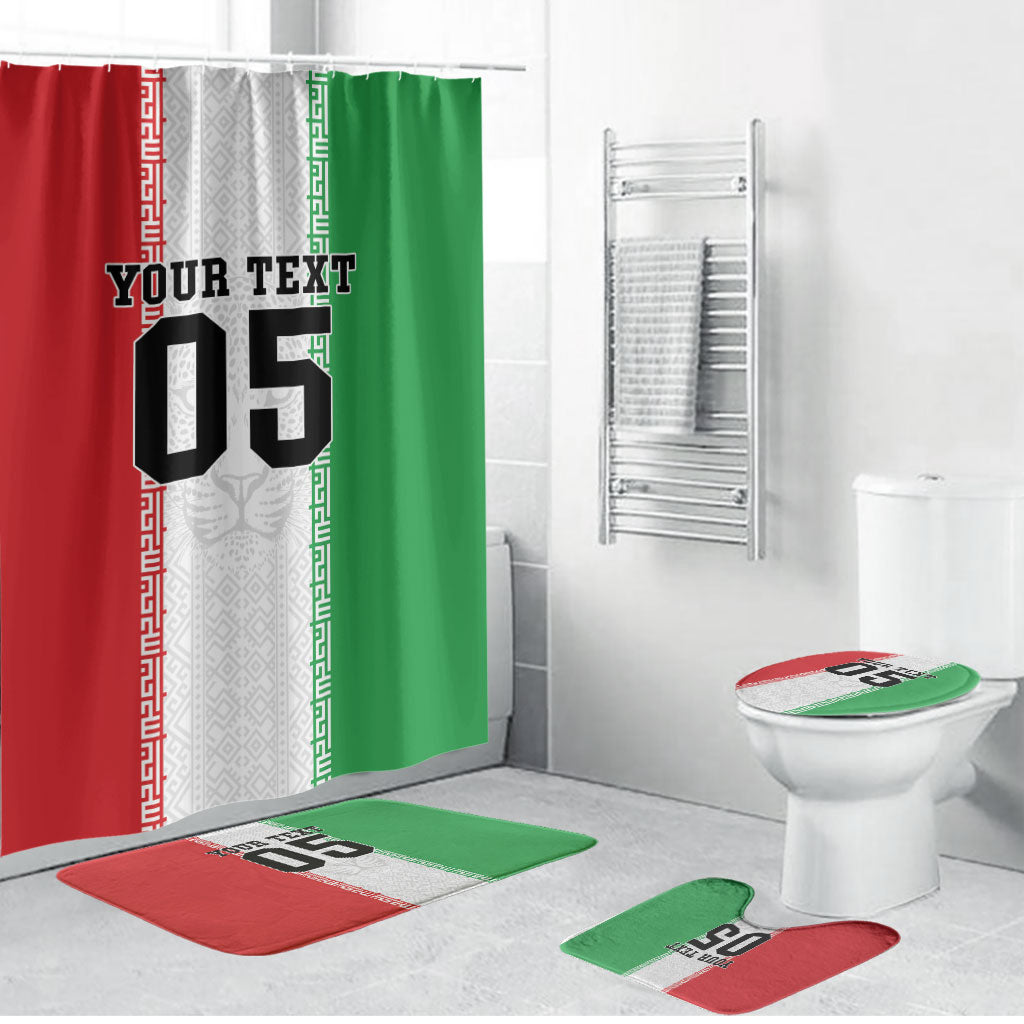 Custom Iran Football 2026 Bathroom Set Go Team Melli Flag Style