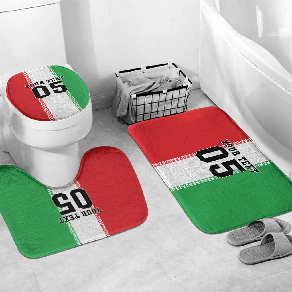 Custom Iran Football 2026 Bathroom Set Go Team Melli Flag Style