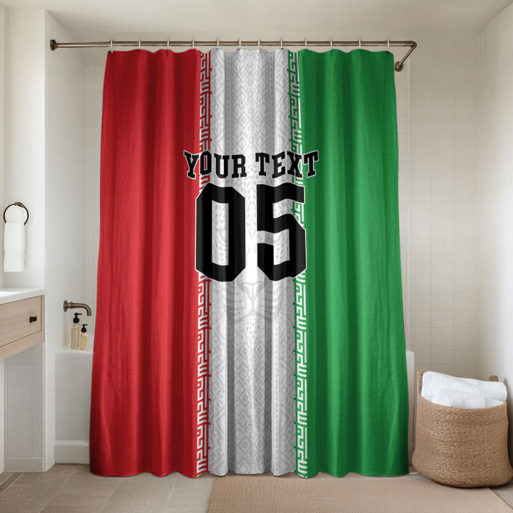 Custom Iran Football 2026 Bathroom Set Go Team Melli Flag Style