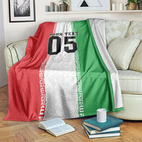 Custom Iran Football 2026 Blanket Go Team Melli Flag Style