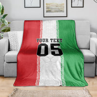Custom Iran Football 2026 Blanket Go Team Melli Flag Style