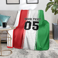 Custom Iran Football 2026 Blanket Go Team Melli Flag Style