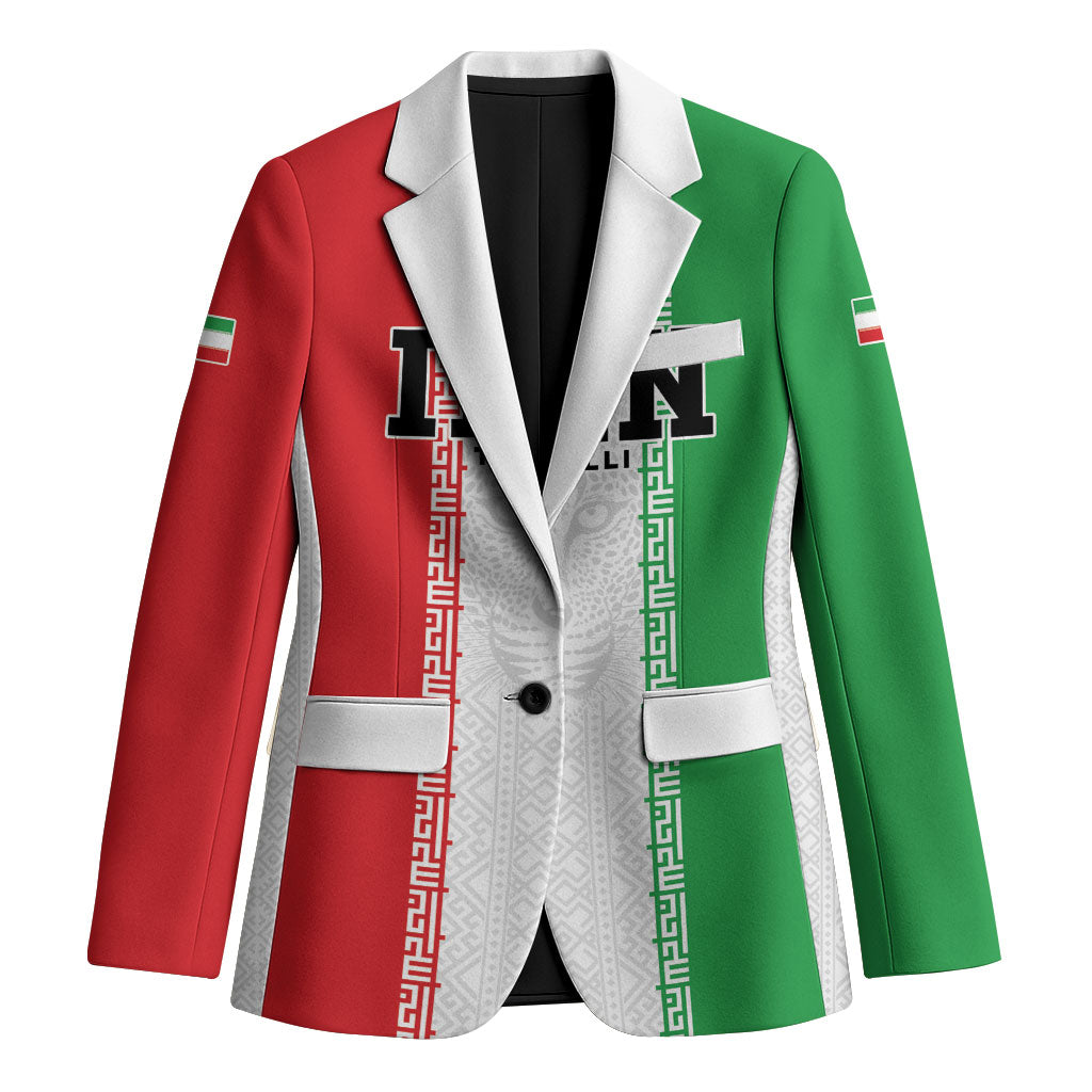 Custom Iran Football 2026 Blazer Go Team Melli Flag Style