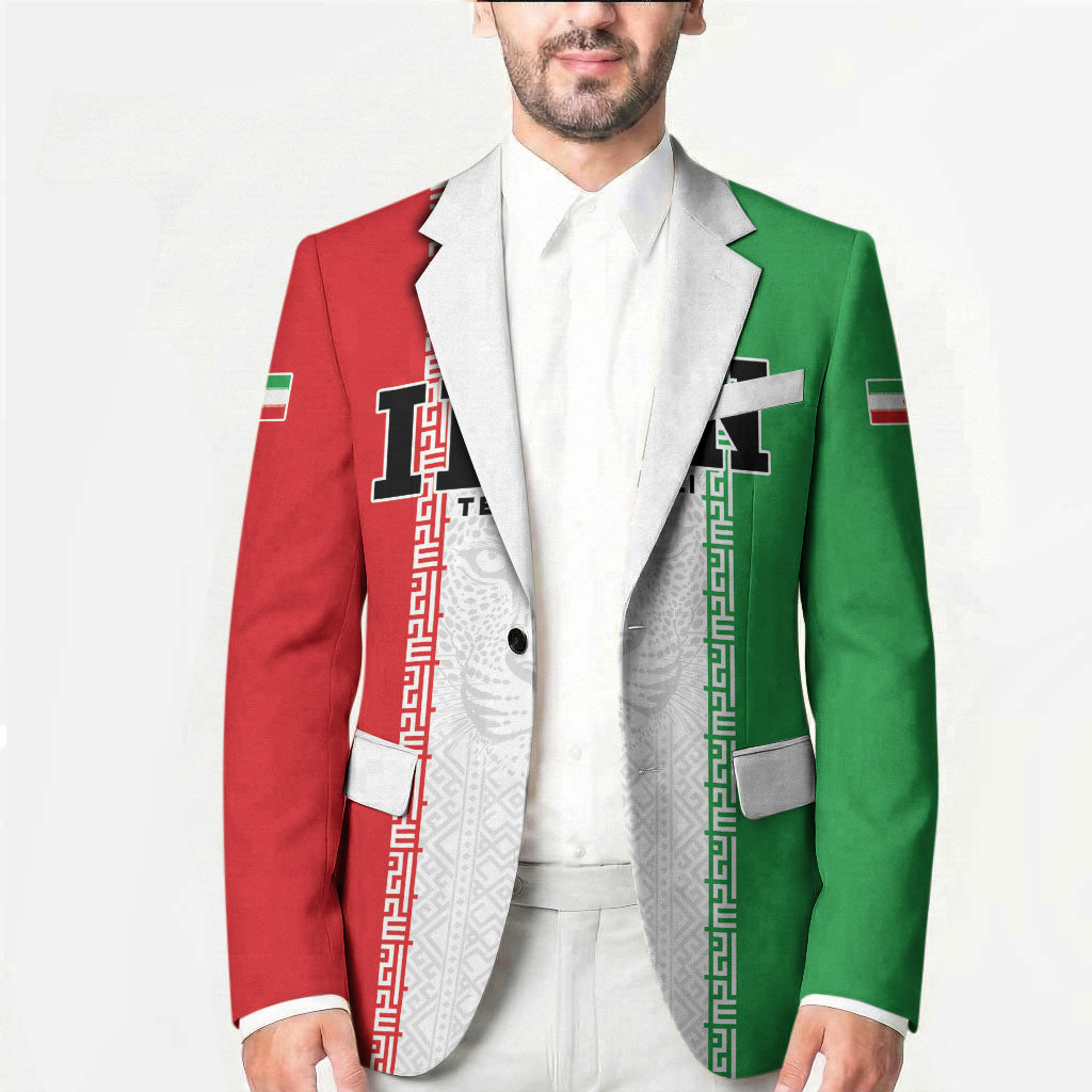 Custom Iran Football 2026 Blazer Go Team Melli Flag Style
