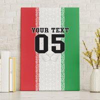 Custom Iran Football 2026 Canvas Wall Art Go Team Melli Flag Style