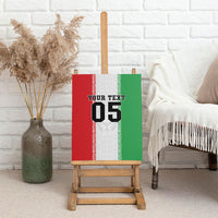 Custom Iran Football 2026 Canvas Wall Art Go Team Melli Flag Style