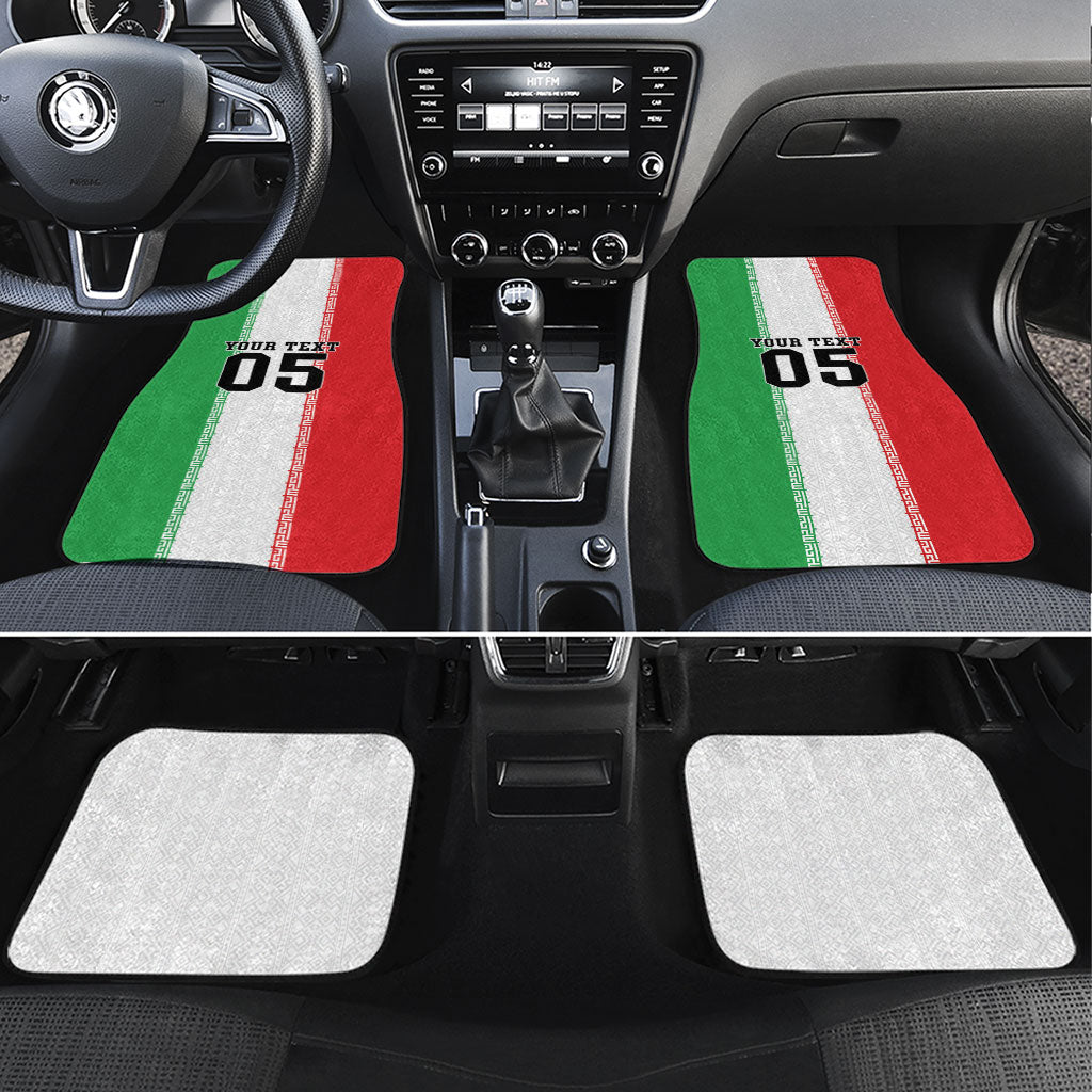 Custom Iran Football 2026 Car Mats Go Team Melli Flag Style