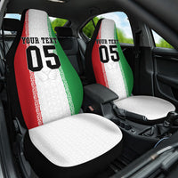 Custom Iran Football 2026 Car Seat Cover Go Team Melli Flag Style