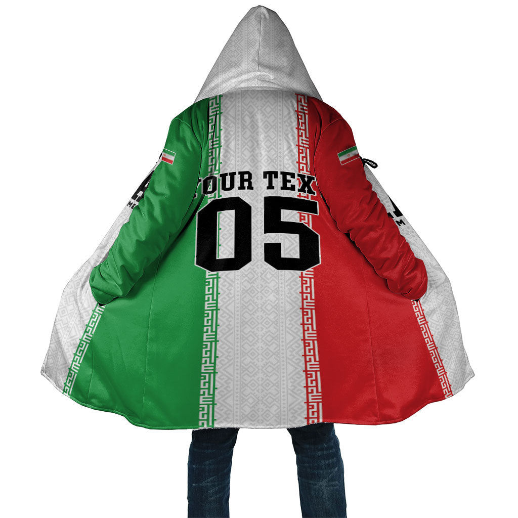 Custom Iran Football 2026 Cloak Go Team Melli Flag Style