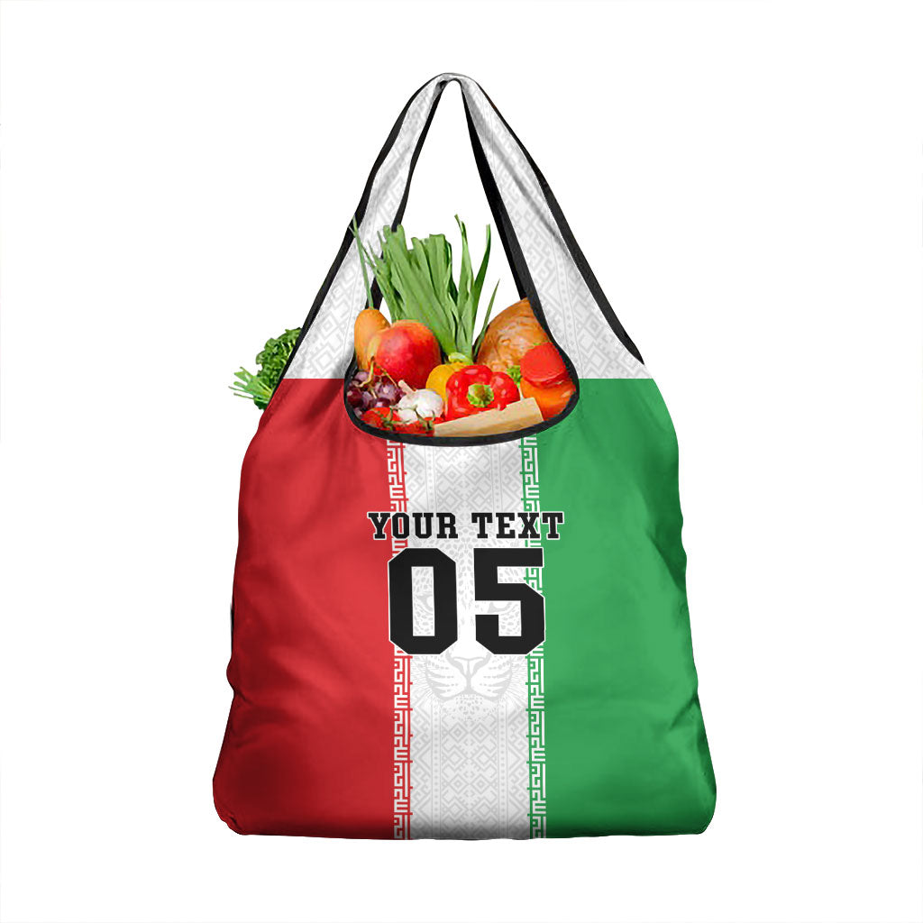 Custom Iran Football 2026 Grocery Bag Go Team Melli Flag Style