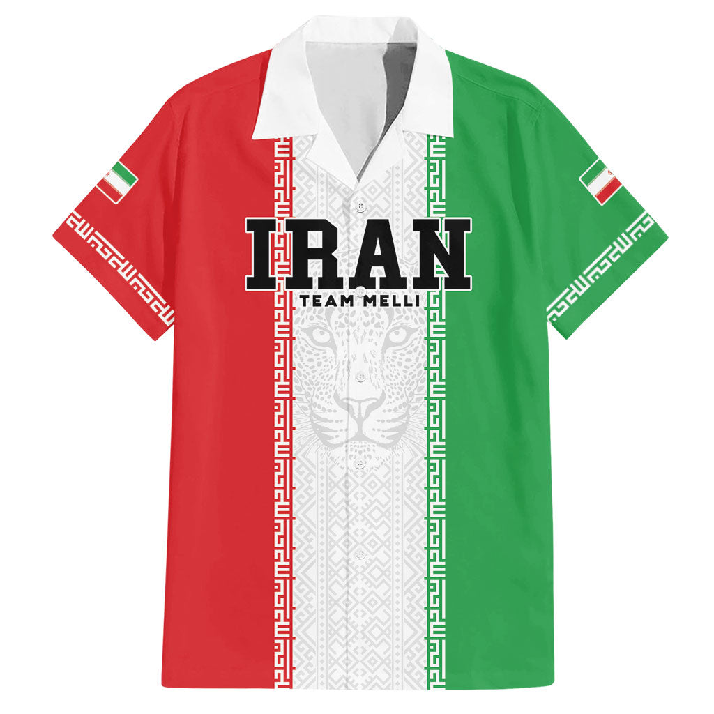 Custom Iran Football 2026 Hawaiian Shirt Go Team Melli Flag Style
