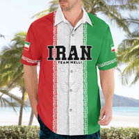 Custom Iran Football 2026 Hawaiian Shirt Go Team Melli Flag Style