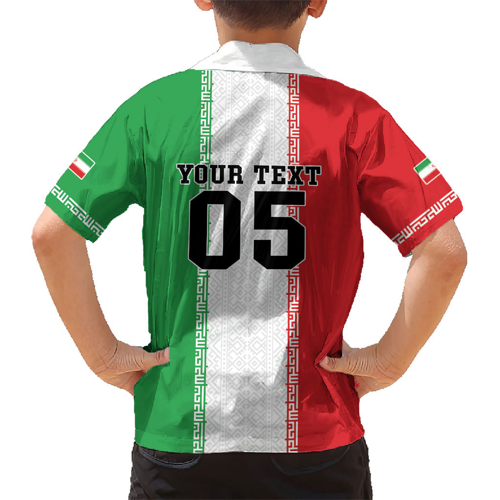Custom Iran Football 2026 Hawaiian Shirt Go Team Melli Flag Style
