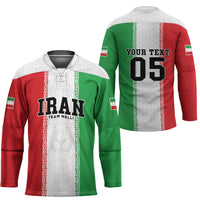 Custom Iran Football 2026 Hockey Jersey Go Team Melli Flag Style