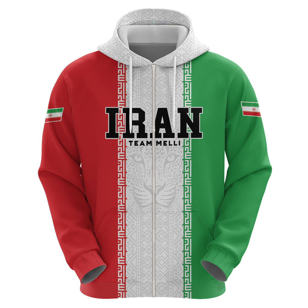 Custom Iran Football 2026 Hoodie Go Team Melli Flag Style