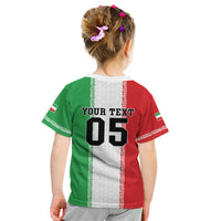 Custom Iran Football 2026 Kid T Shirt Go Team Melli Flag Style