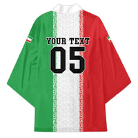 Custom Iran Football 2026 Kimono Go Team Melli Flag Style