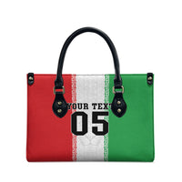 Custom Iran Football 2026 Leather Bag Go Team Melli Flag Style