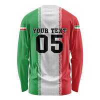 Custom Iran Football 2026 Long Sleeve Shirt Go Team Melli Flag Style