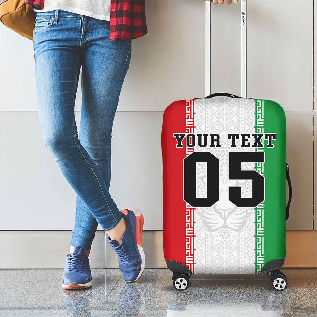Custom Iran Football 2026 Luggage Cover Go Team Melli Flag Style
