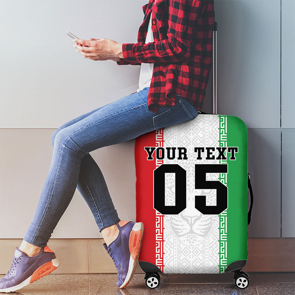 Custom Iran Football 2026 Luggage Cover Go Team Melli Flag Style