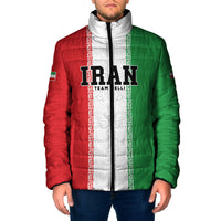 Custom Iran Football 2026 Padded Jacket Go Team Melli Flag Style